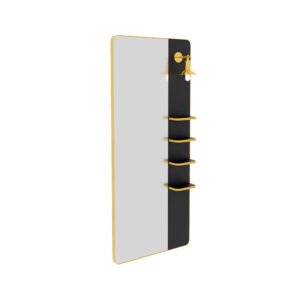 Frisørplass Møbler Black & Gold - CRT689