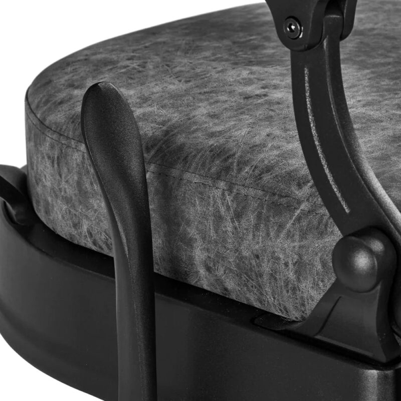 Gabbiano Frisørstol President Old Leather Grey - Bilde 10