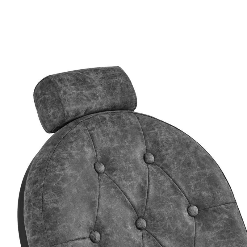 Gabbiano Frisørstol President Old Leather Grey - Bilde 5