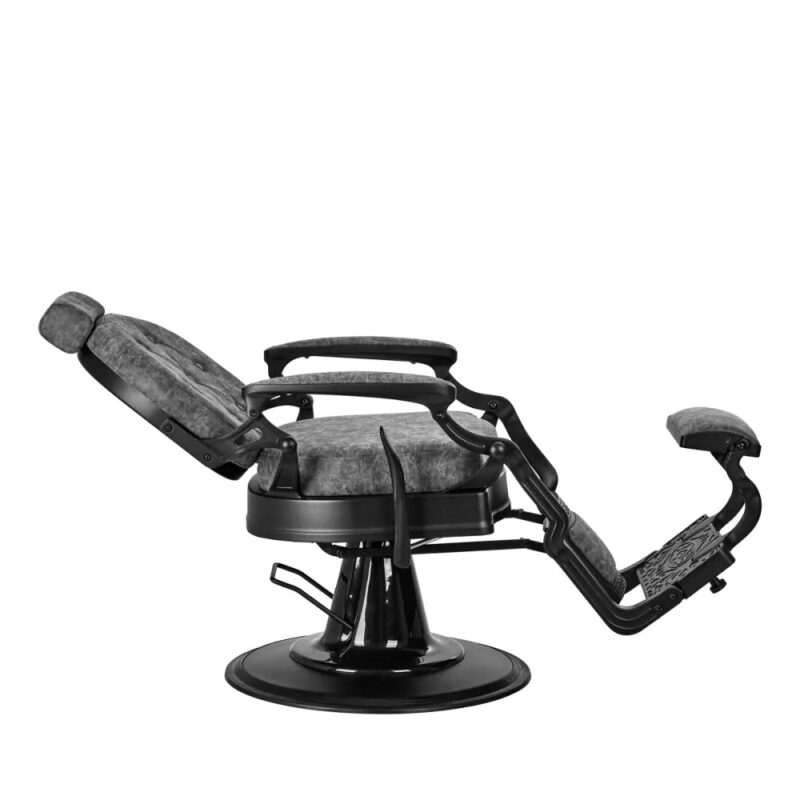 Gabbiano Frisørstol President Old Leather Grey - Bilde 18