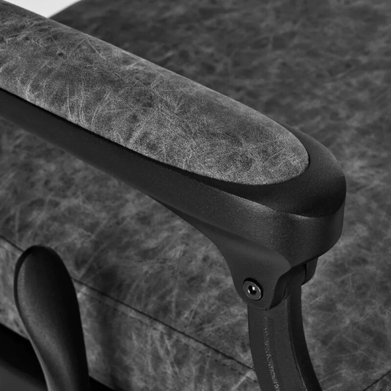 Gabbiano Frisørstol President Old Leather Grey - Bilde 15